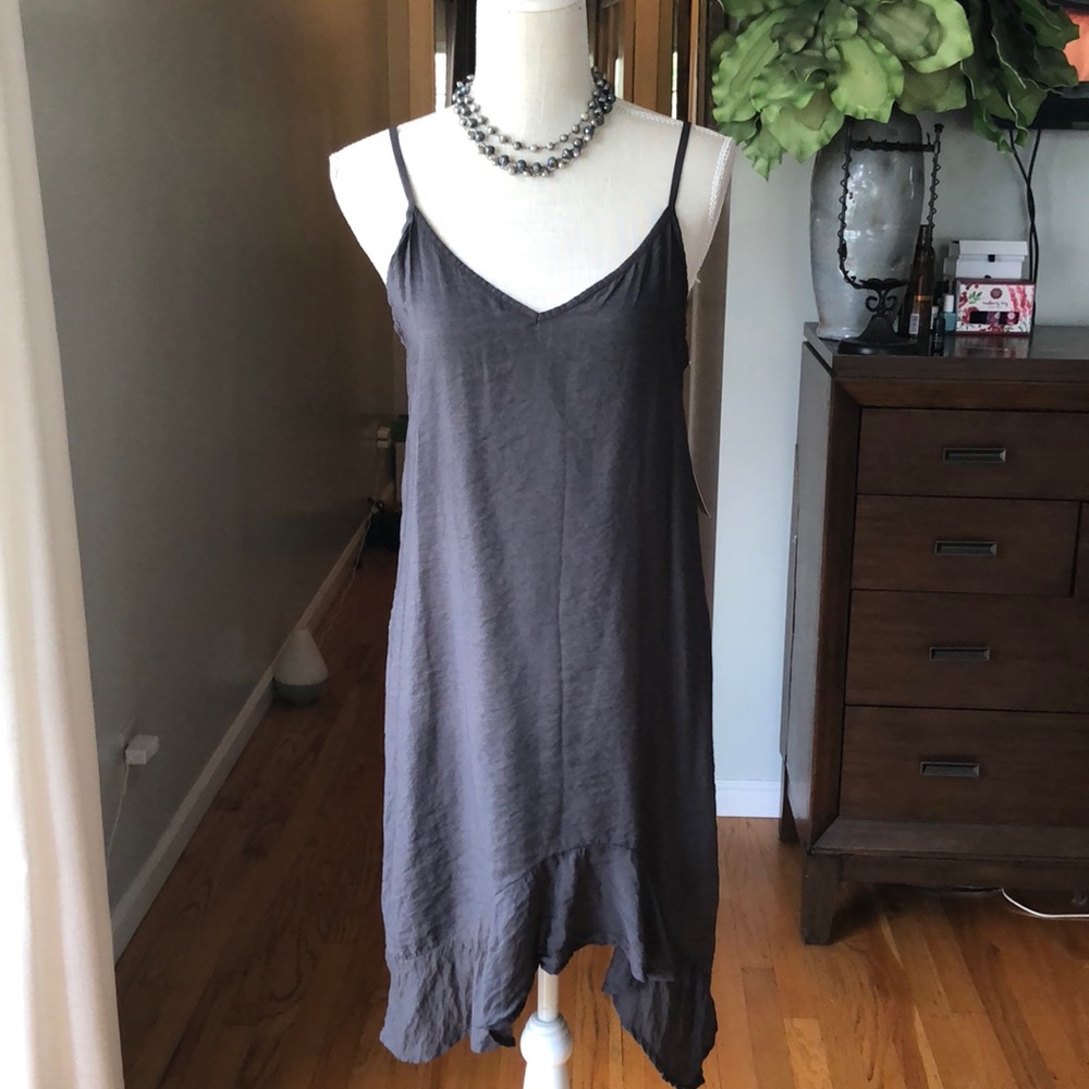 Anthropologie Lacausa grey dress